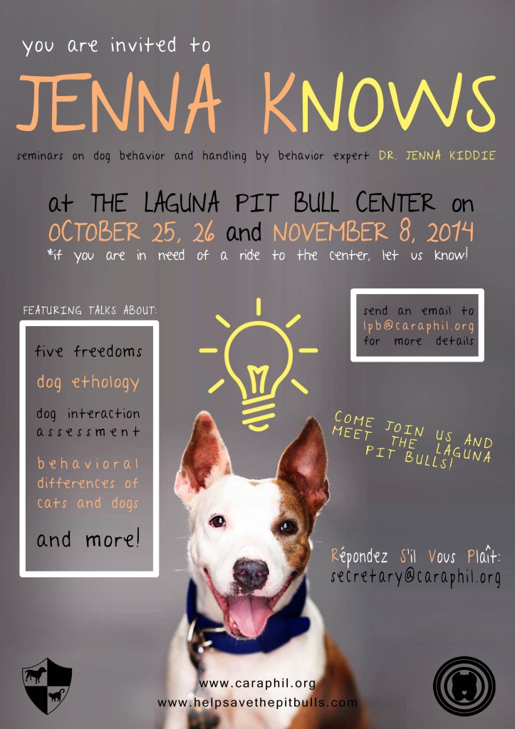 CARA Welfare Philippines - Seminar for Animal Welfare - JENNA KNOWS - 110814