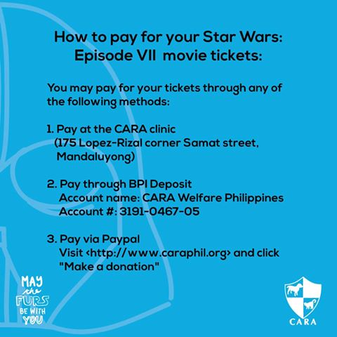 How to Pay for your Star Wars Episode VII Tickets