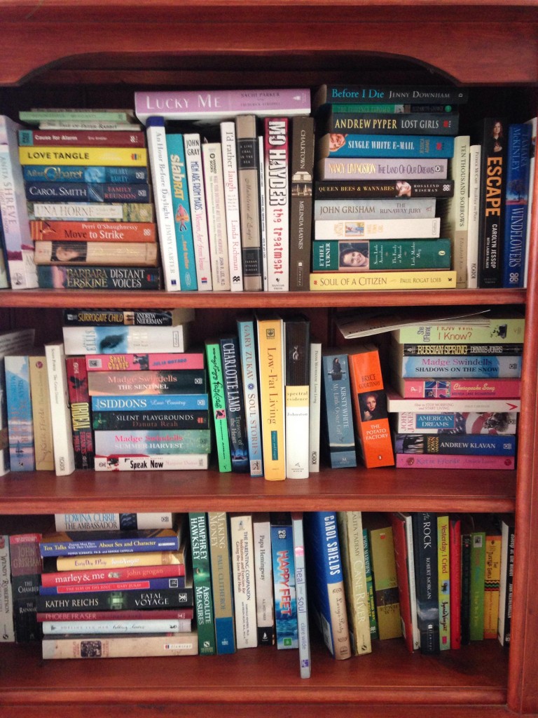 bookshelves