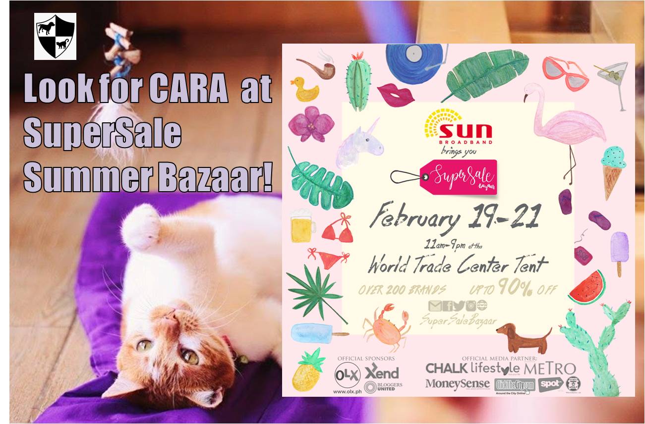 CARA at the SuperSale Summer Bazaar 2016