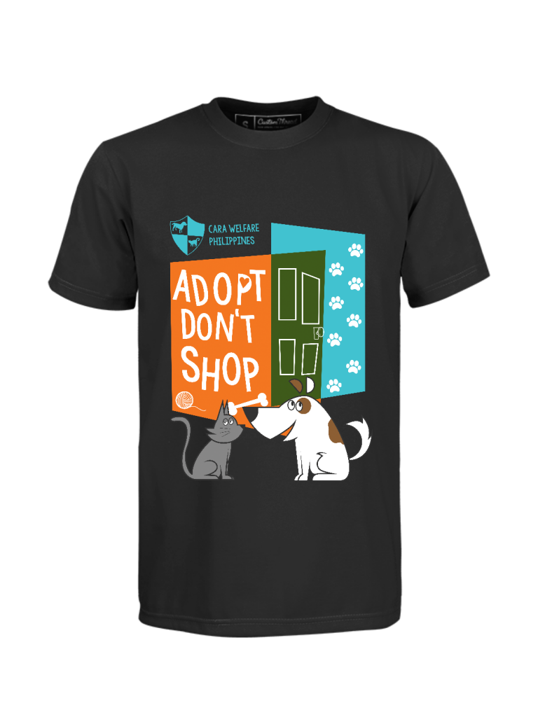 CARA Adopt Don't Shop Puspin and Aspin shirt