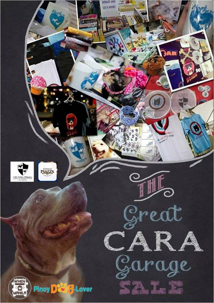 Great CARA Garage Sale Poster