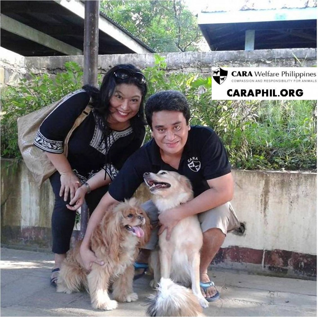 Kimchi with family - CARA rescued dog - animal welfare in the Philippines - pet story