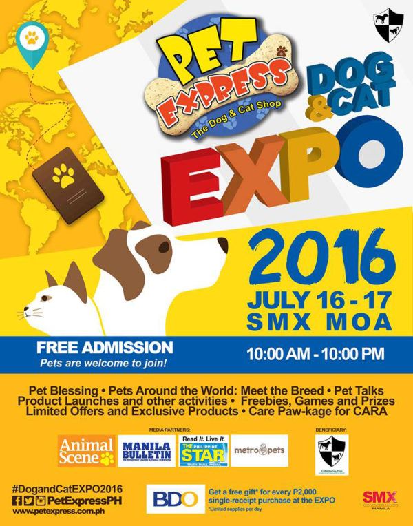 Pet Express Dog & Cat Expo! CARA Welfare Philippines