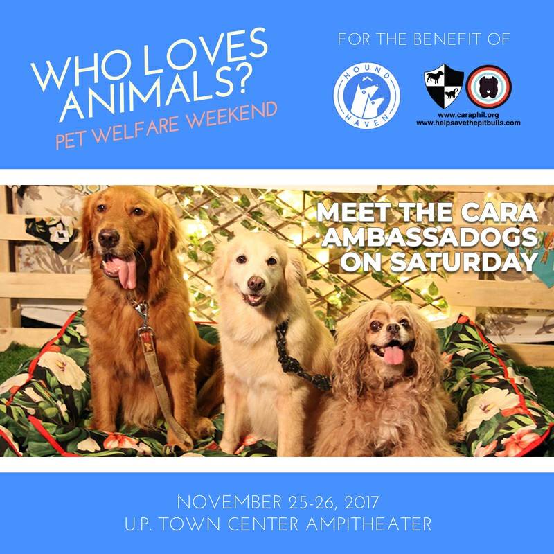 November 2017 - CARA Event - Who Loves Pets Weekend Ambassadogs- CARA Welfare Philippines - AdoptDontShop